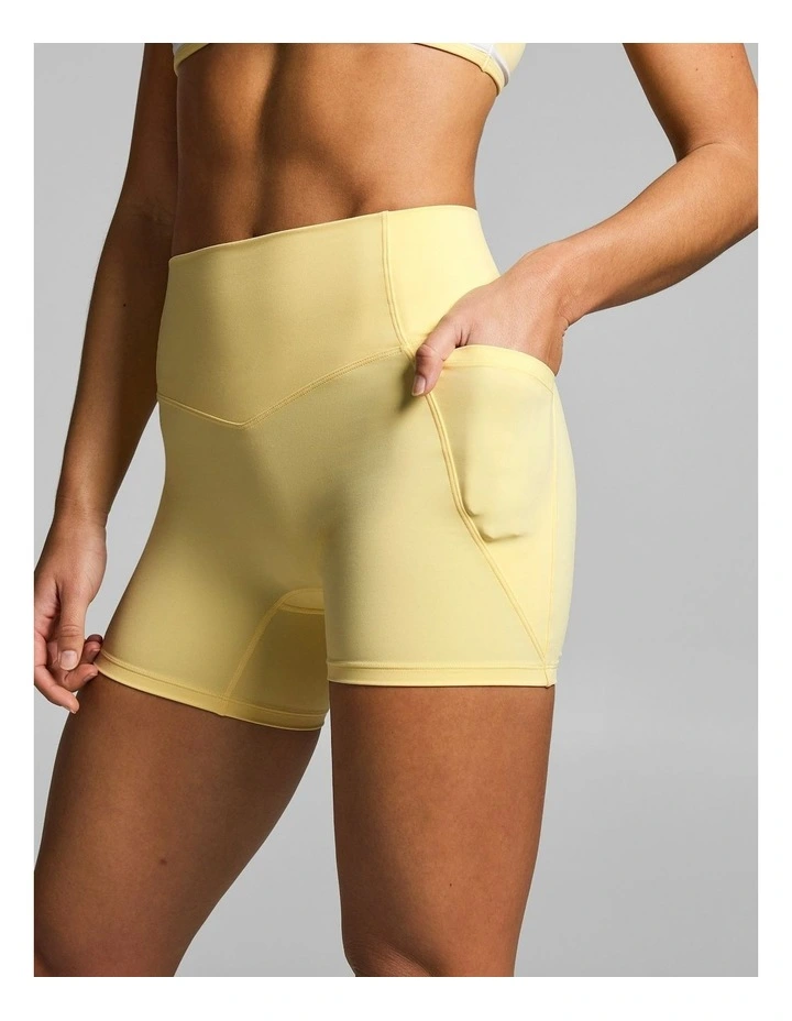 Seam Free Base Quad Bike Shorts Buttercup image 4