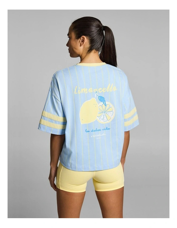 Cello Oversize Boxy Cotton Tee Skylight image 2