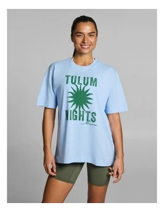 Baggy Cotton Tee Skylight