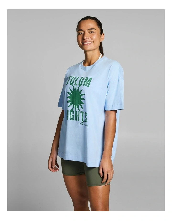 Baggy Cotton Tee Skylight image 3