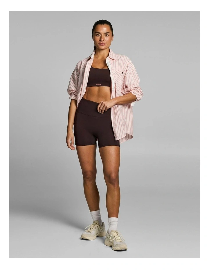 Gym & Swim Mid Thigh Bike Shorts Espresso image 5