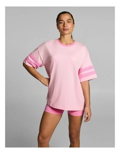 Oversize Cotton Tee Rosewater
