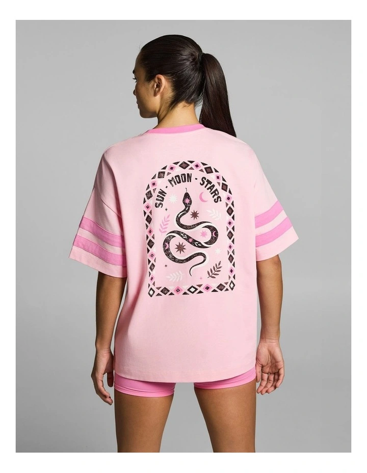 Oversize Cotton Tee Rosewater image 2