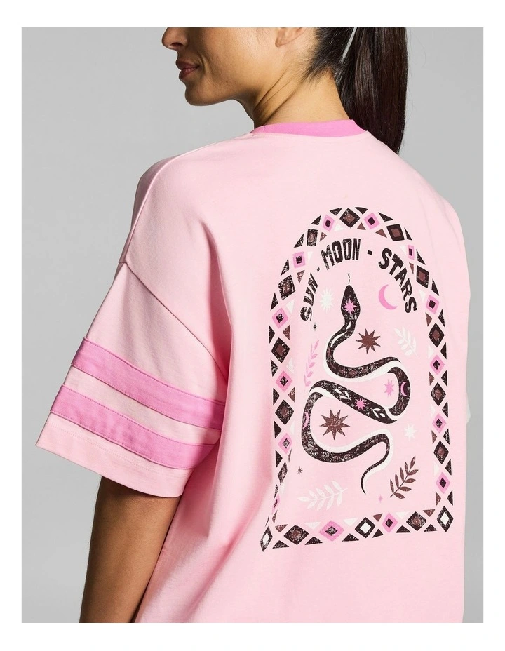 Oversize Cotton Tee Rosewater image 4