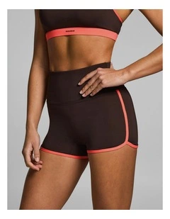 Gym & Swim Booty Shorts Espresso