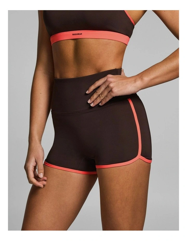 Gym & Swim Booty Shorts Espresso image 1