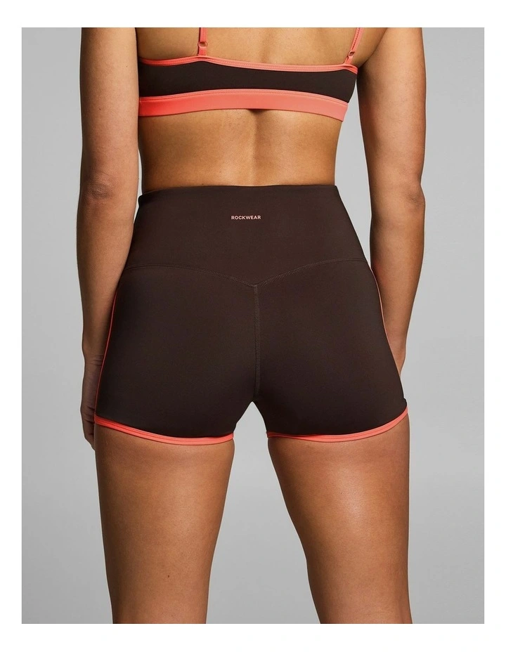 Gym & Swim Booty Shorts Espresso image 2