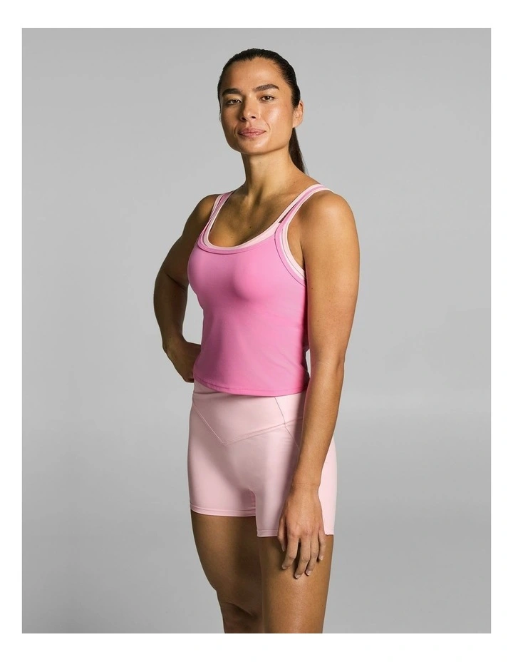 Double Up Medium Support Hip Length Singlet Cotton Candy image 3