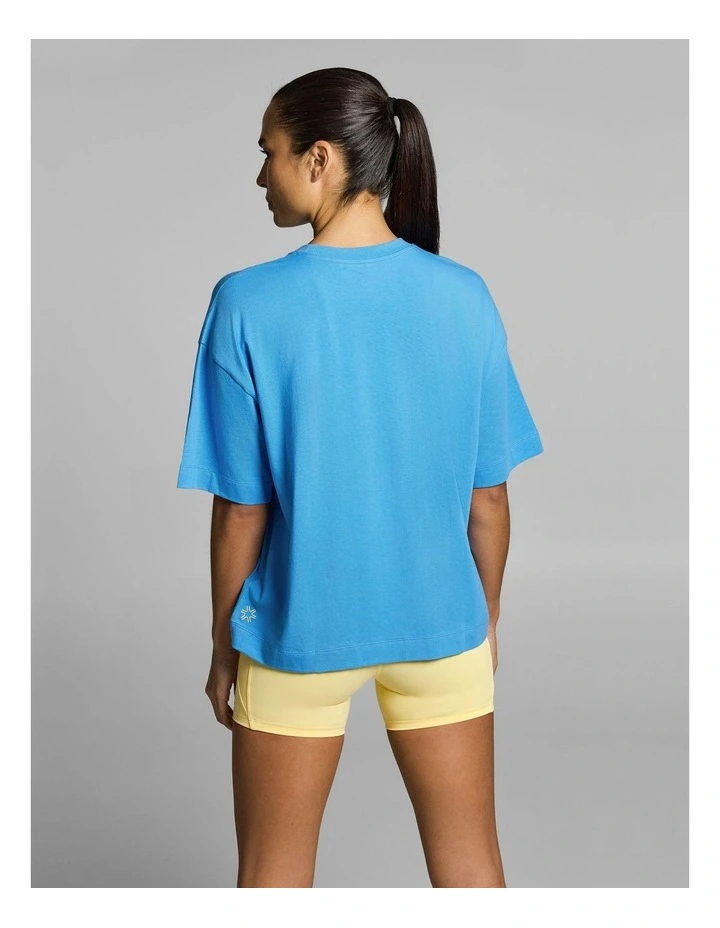 Boxy Cotton Tee Mykonos image 2
