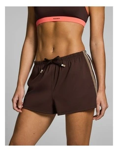 Mid Rise Pocket Shorts Espresso
