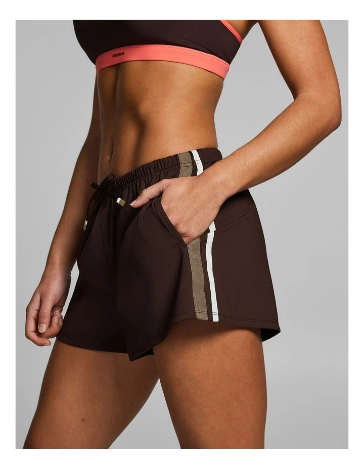 Mid Rise Pocket Shorts Espresso image 3