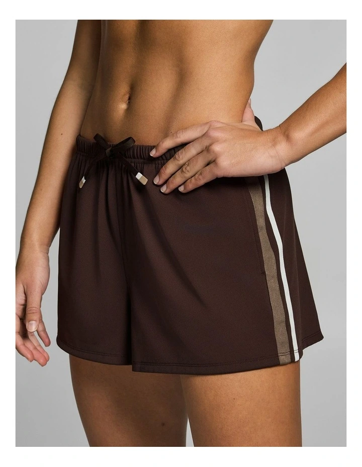 Mid Rise Pocket Shorts Espresso image 4