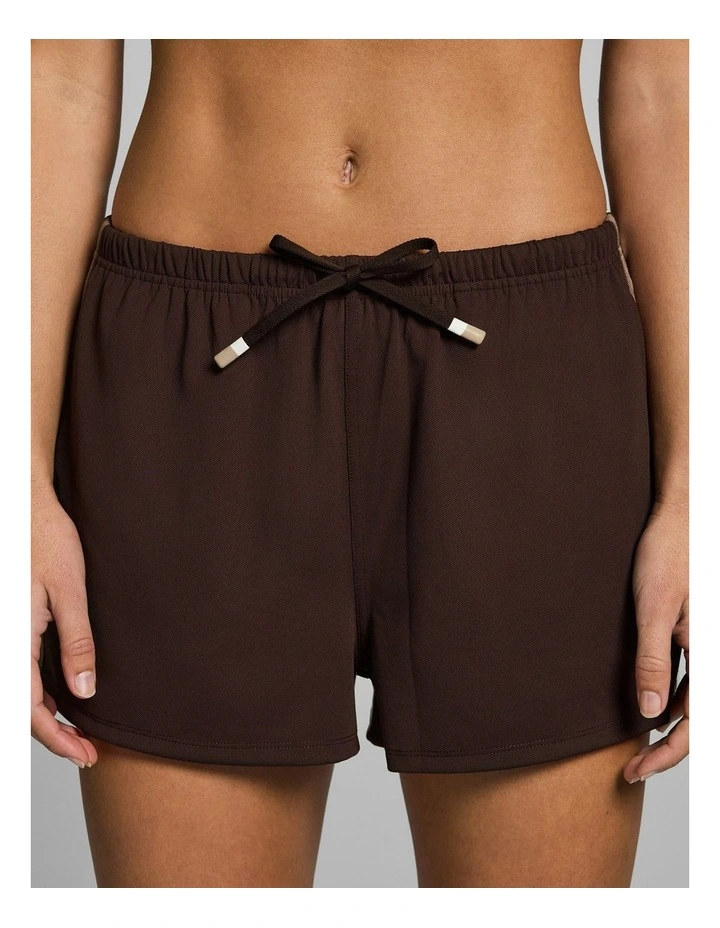 Mid Rise Pocket Shorts Espresso image 5