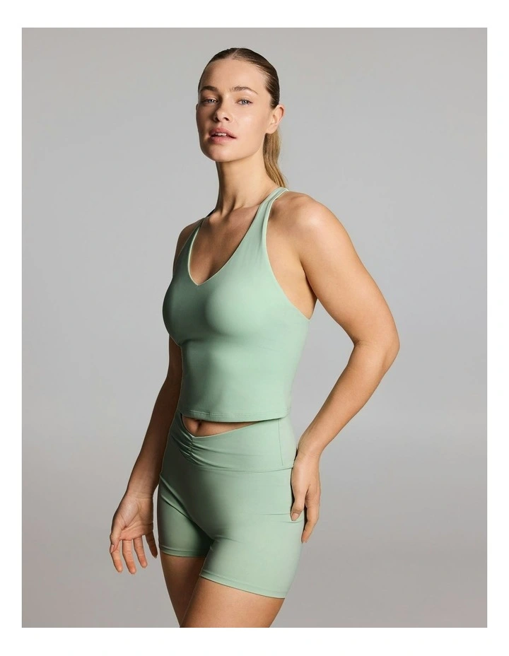 Scoop Back Support Singlet Apple image 3