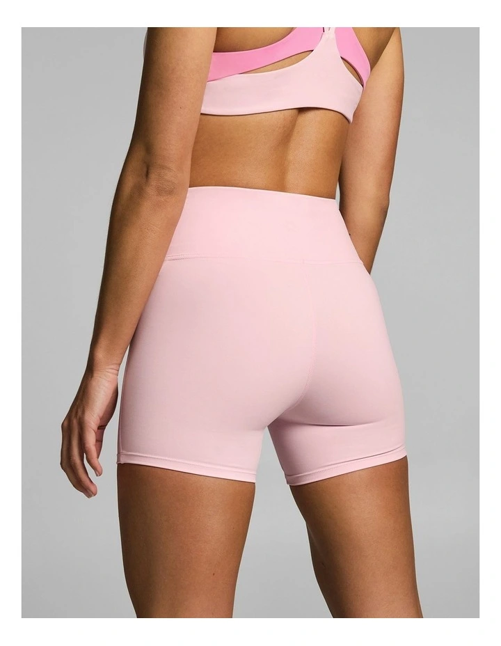 Cross Front Mid Thigh Bike Shorts Rosewater image 2