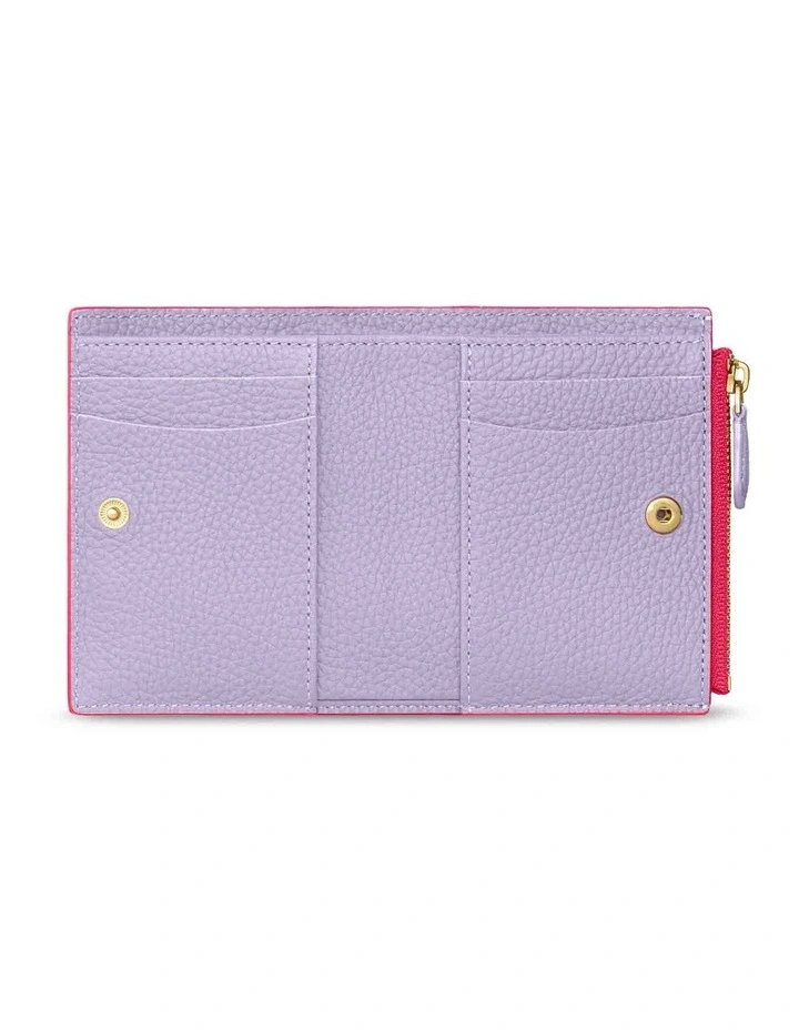 The Bifold Wallet in Fuchsia Lavender image 2
