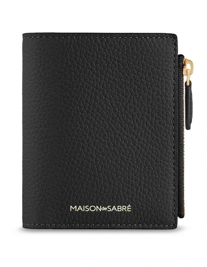 The Bifold Wallet in Black Caviar image 1