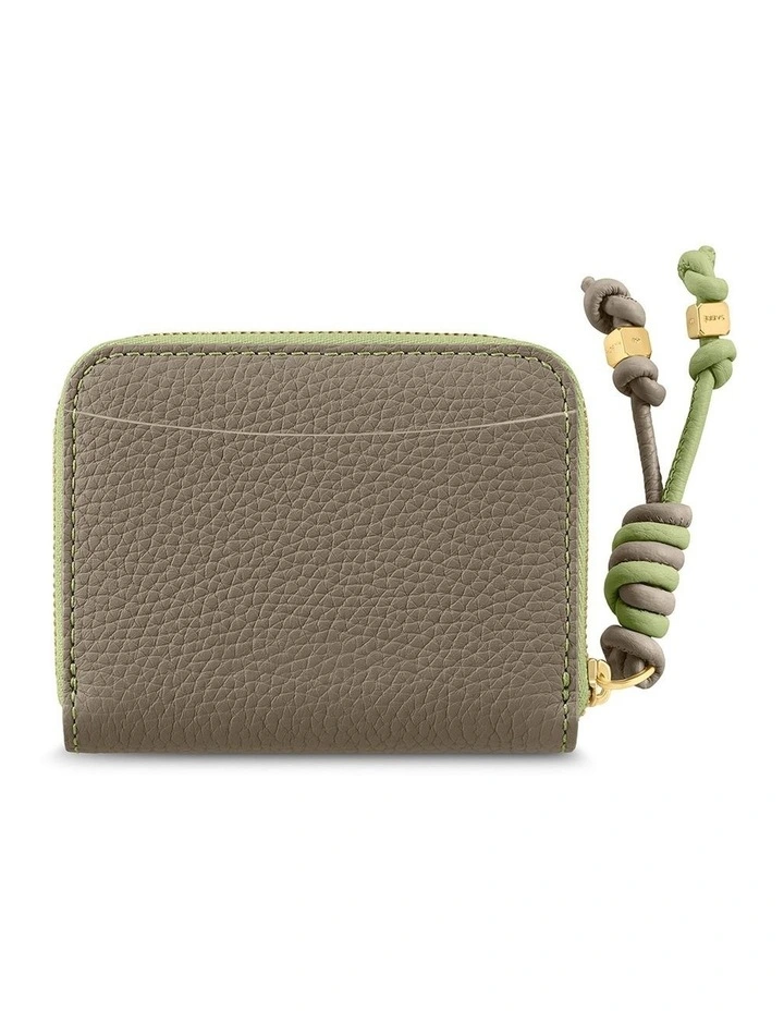 The Zip Wallet in Cashmere Matcha image 3