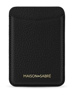 The MagSafe Wallet in Black Caviar