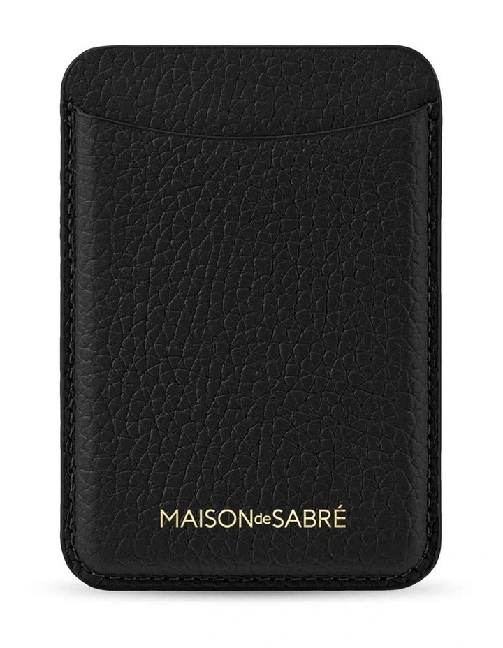 The MagSafe Wallet in Black Caviar image 1