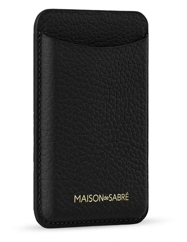 The MagSafe Wallet in Black Caviar image 3