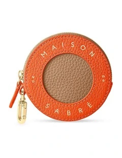 The Leather Coin Purse in Sandstone Manhattan