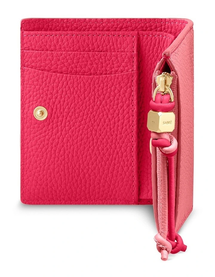 The Bifold Wallet in Candy Fuchsia image 2