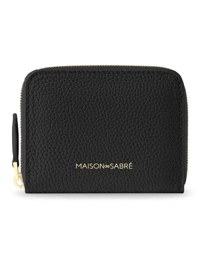 The Zip Wallet in Black Caviar image 1