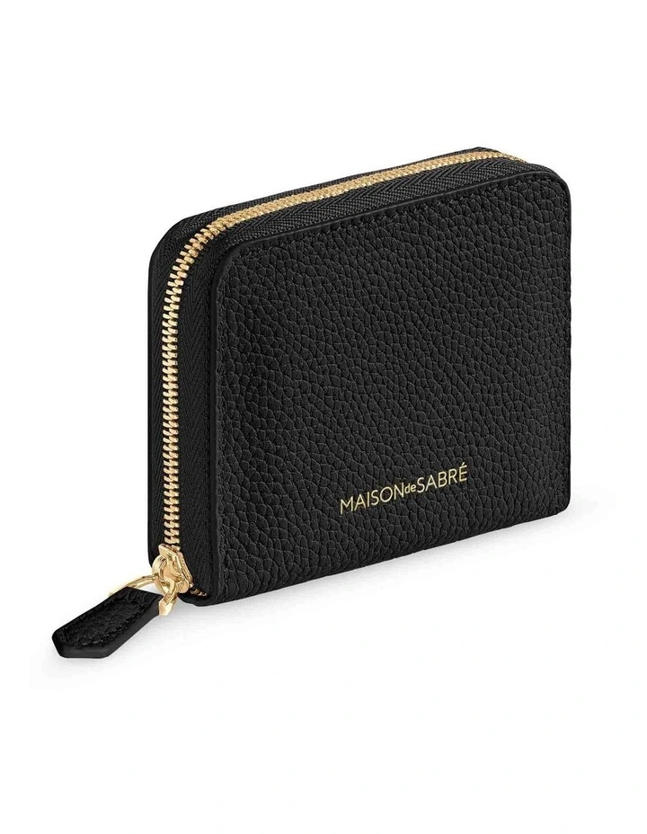 The Zip Wallet in Black Caviar image 2