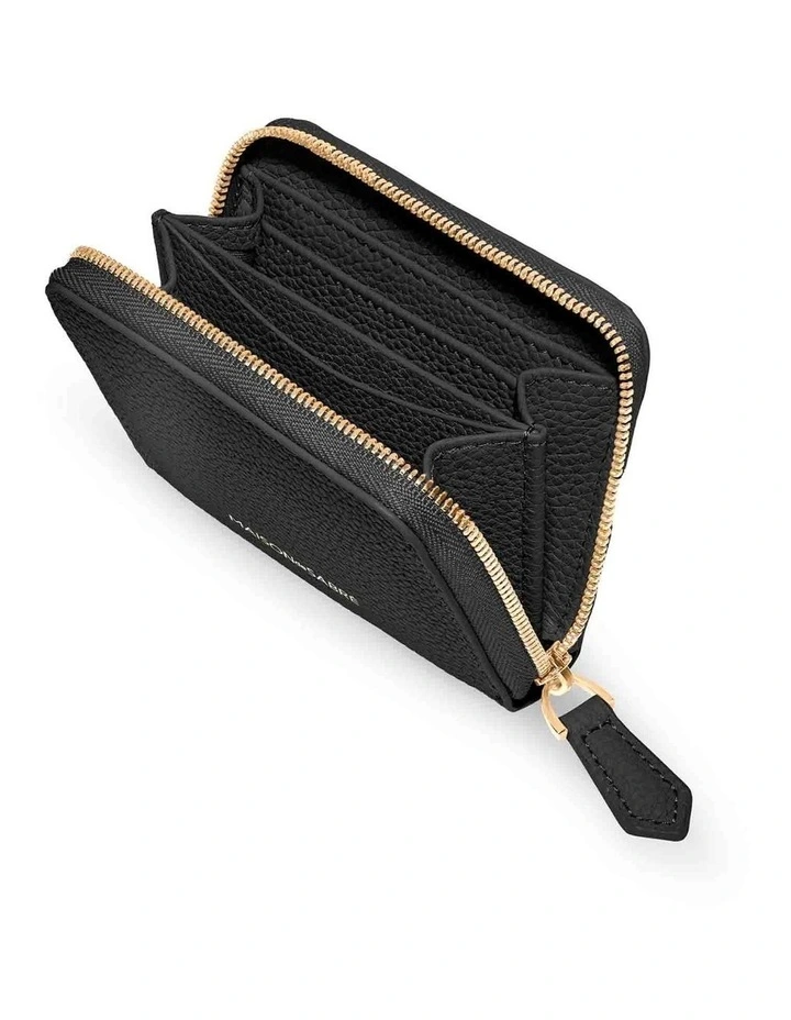 The Zip Wallet in Black Caviar image 4