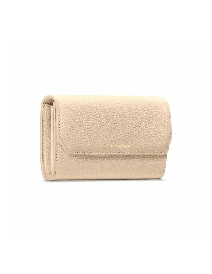 The Long Flap Wallet in Saharan Fuchsia image 2