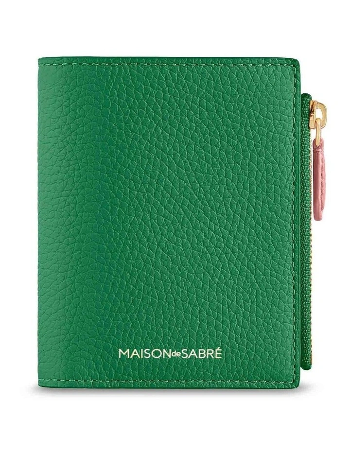 The Bifold Wallet in Emerald Lily image 1