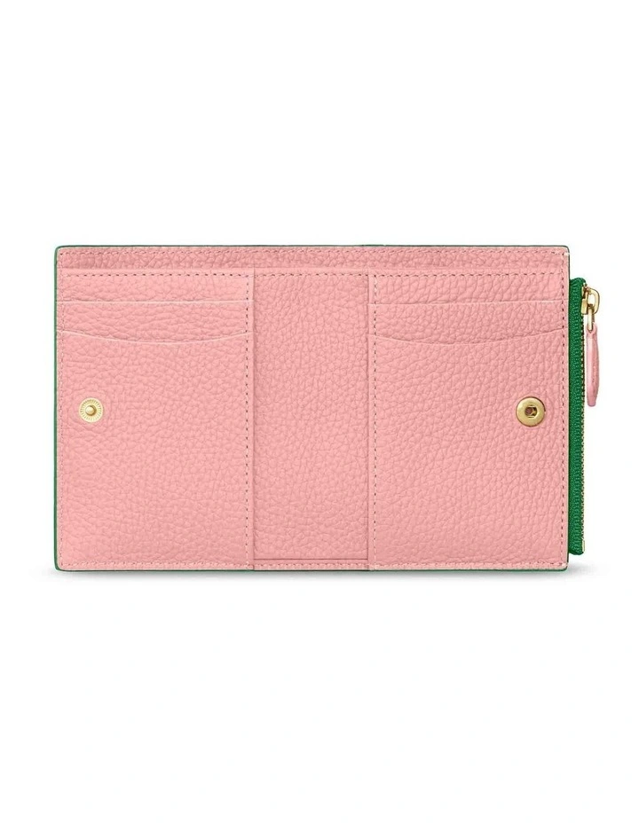 The Bifold Wallet in Emerald Lily image 2