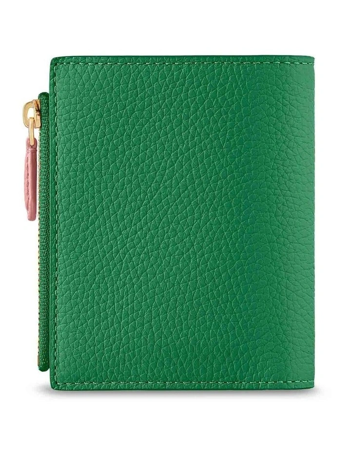 The Bifold Wallet in Emerald Lily image 4