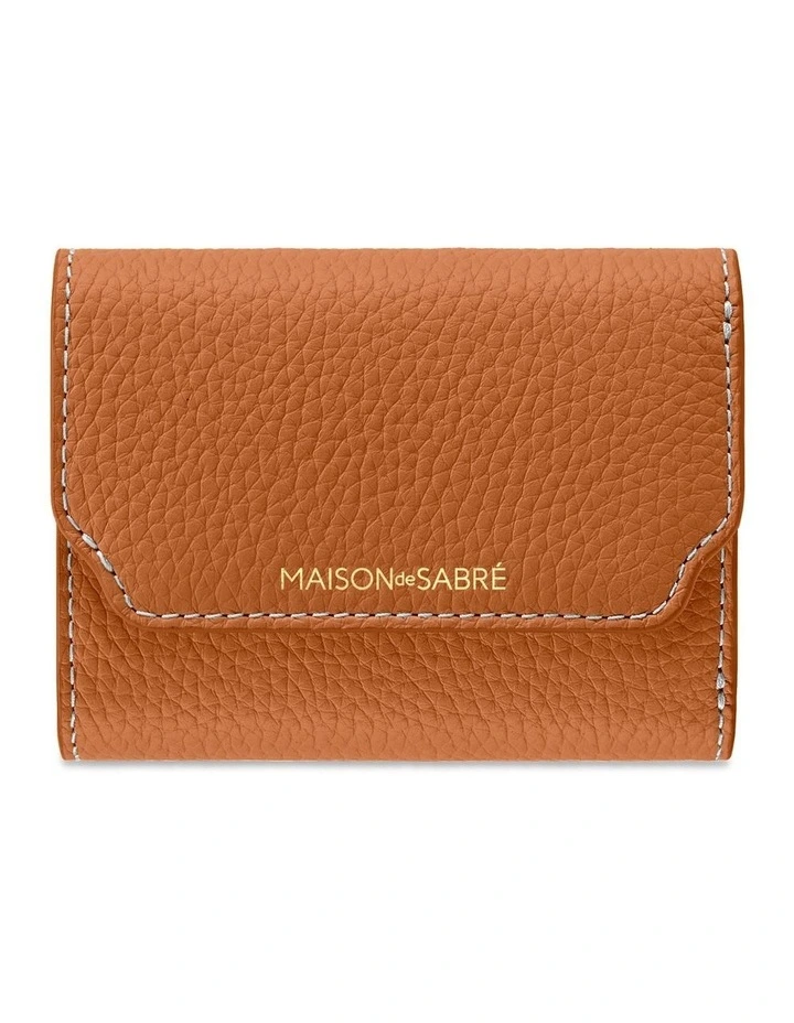 The Trifold Wallet in Pecan Nude image 1