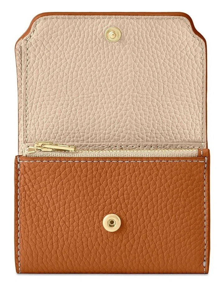 The Trifold Wallet in Pecan Nude image 2