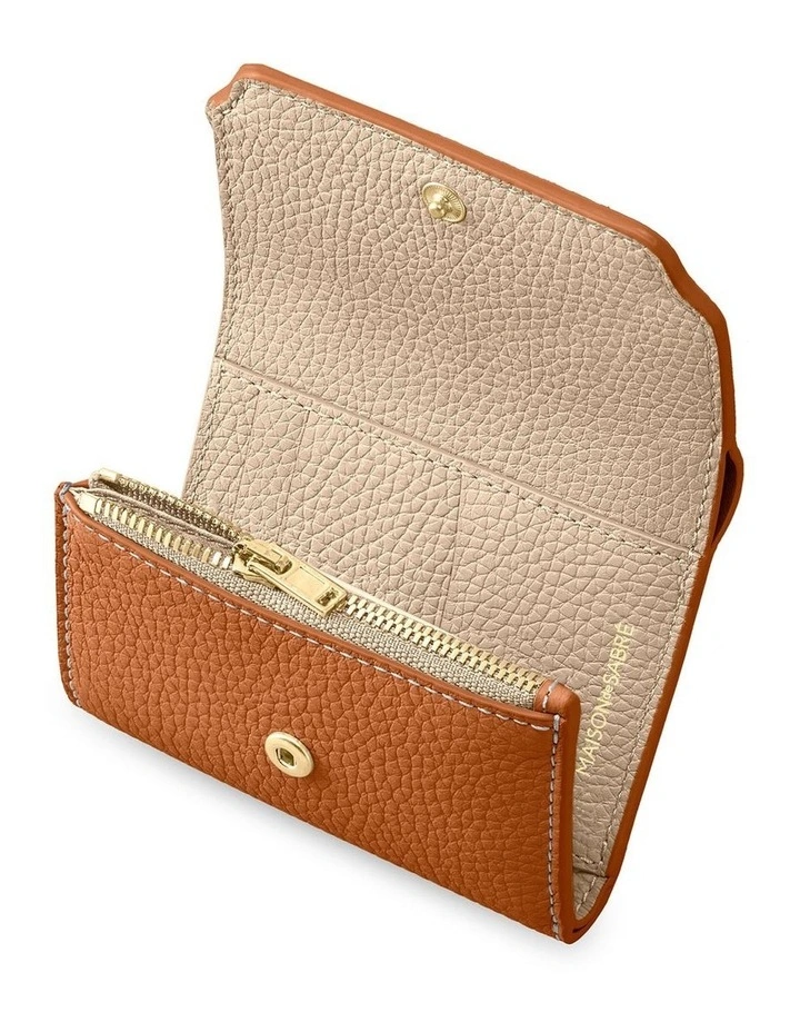 The Trifold Wallet in Pecan Nude image 4