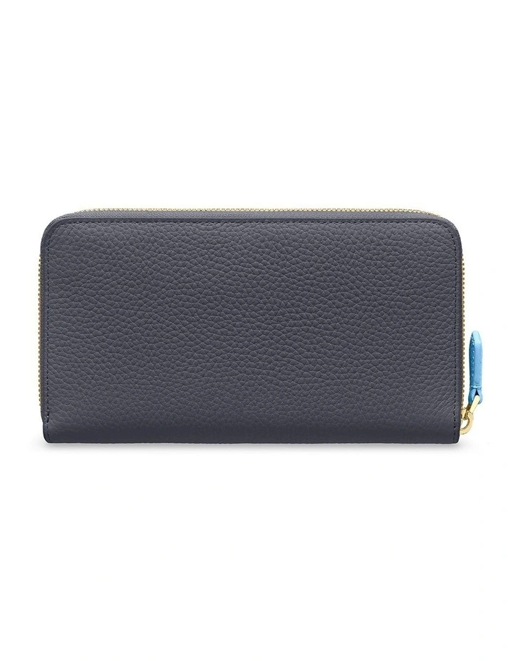 The Long Zip Wallet in Graphite Sky image 2
