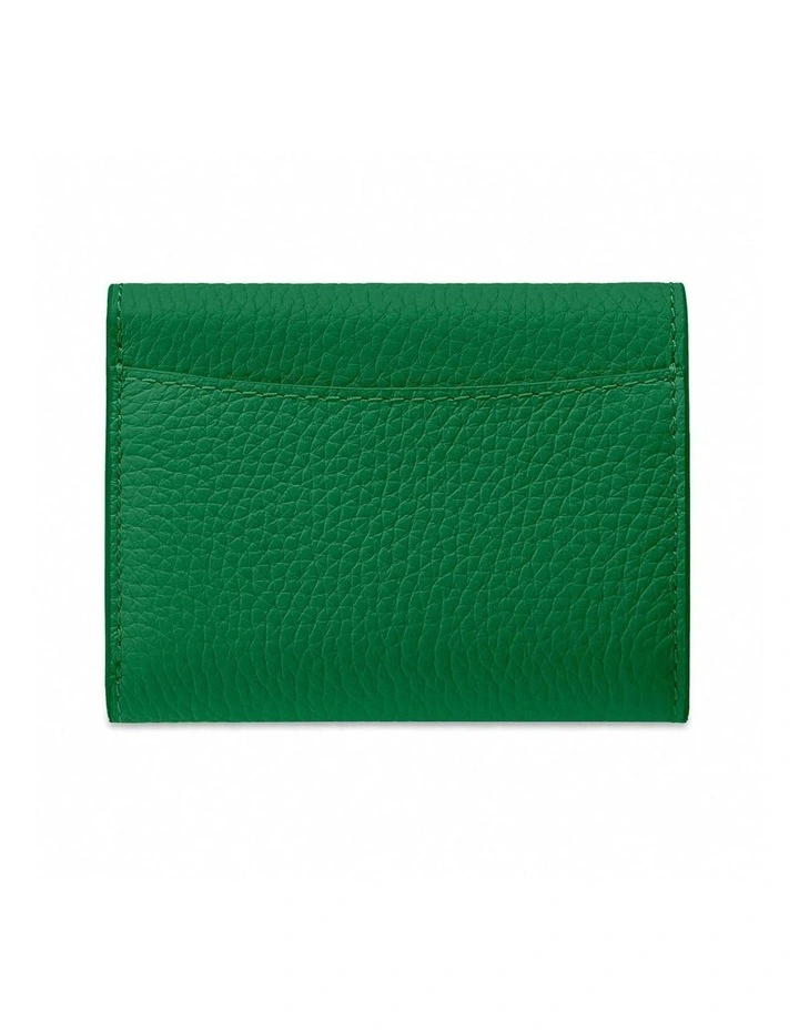The Trifold Wallet in Emerald Lily image 5