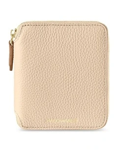 The Zip Around Wallet in Saharan Brown