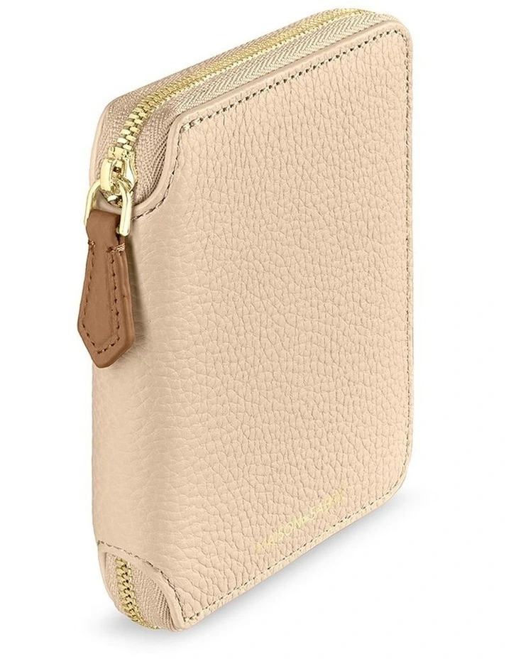 The Zip Around Wallet in Saharan Brown image 3