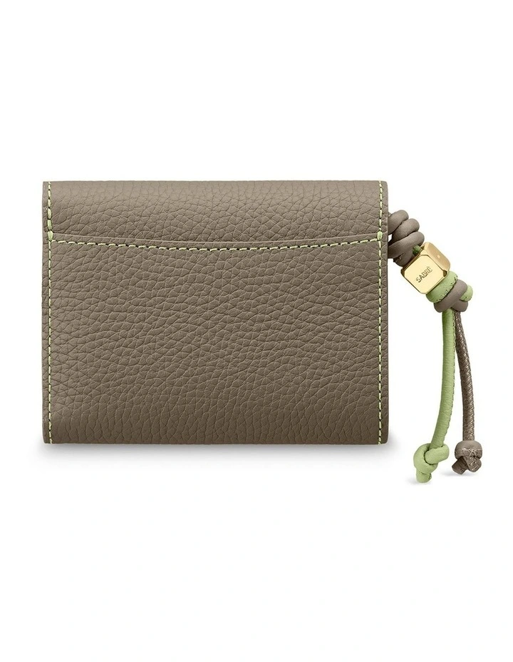 The Trifold Wallet in Cashmere Matcha image 4