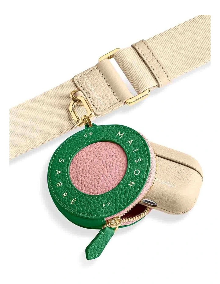 The Leather Coin Purse in Emerald Lily image 4
