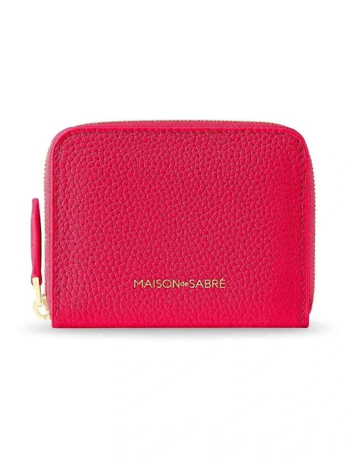 The Zip Wallet in Shibuya Fuchsia image 1