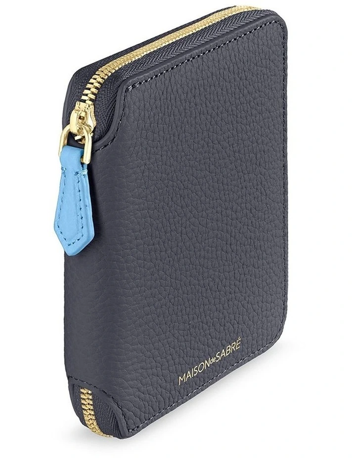 The Zip Around Wallet in Graphite Sky image 3