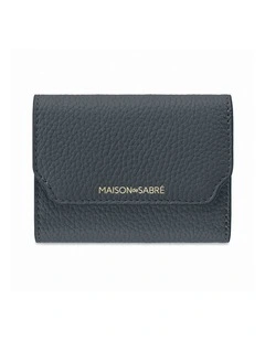 The Trifold Wallet in Graphite Sky