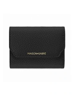 The Trifold Wallet in Rouge Noir