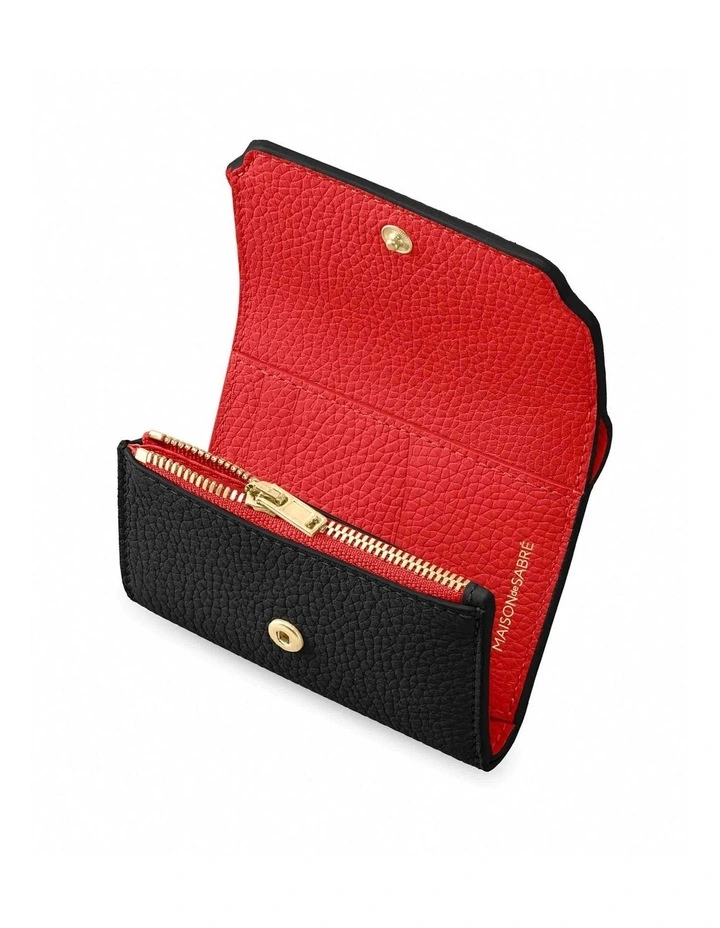 The Trifold Wallet in Rouge Noir image 4