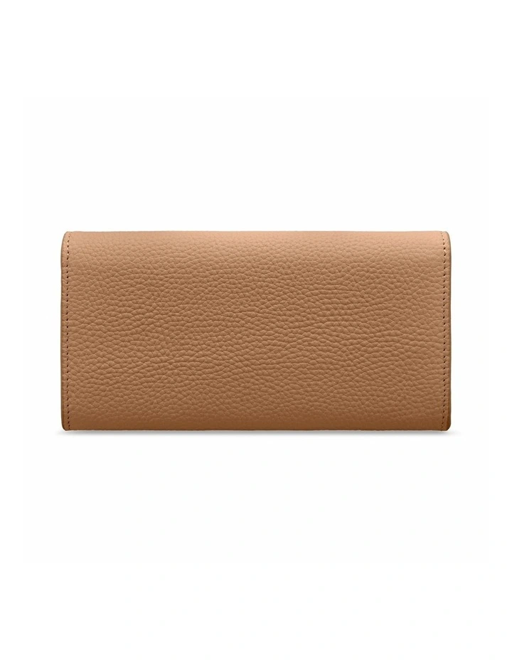 The Long Flap Wallet in Sandstone Lily image 4