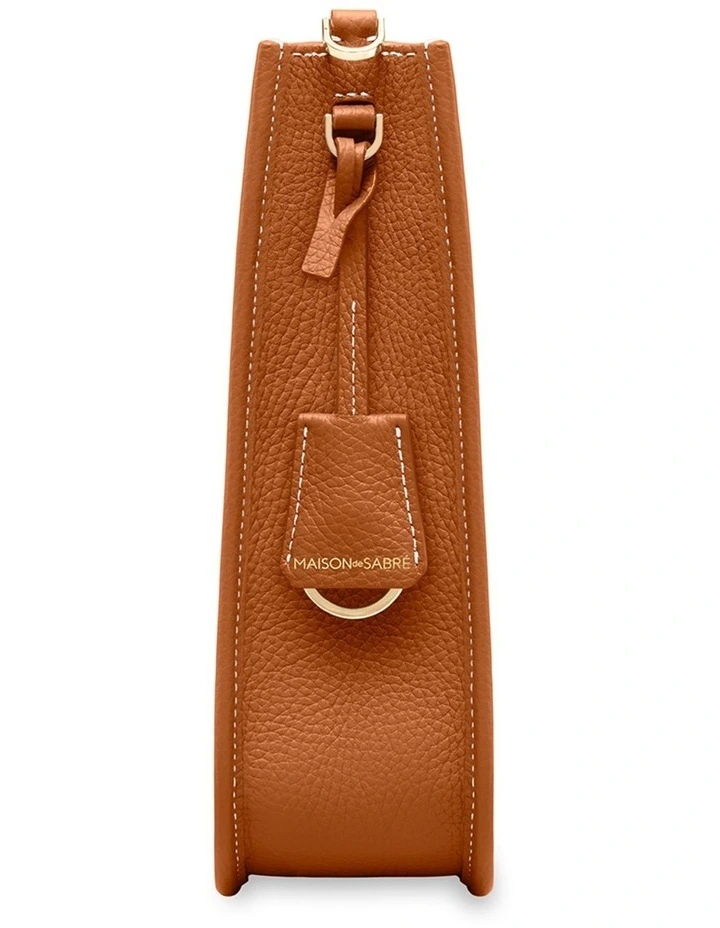 The Leather Saddle Bag in Pecan Brown image 4